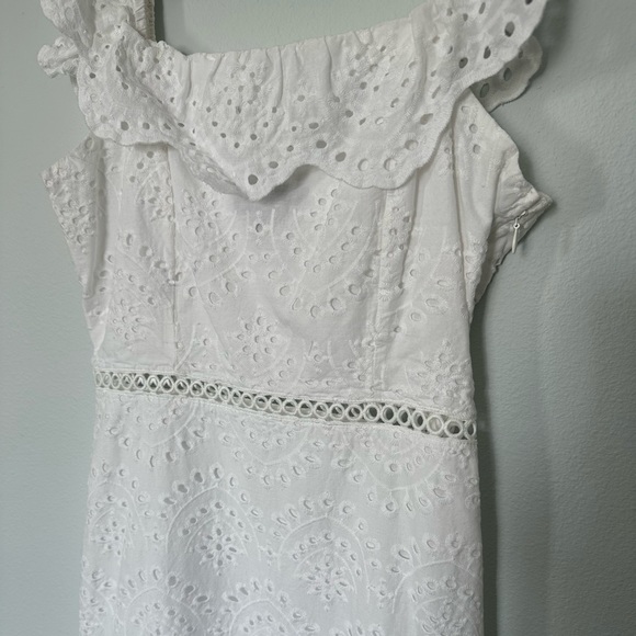 Sam Edelman Ruffle Eyelet Dress - Picture 5 of 7